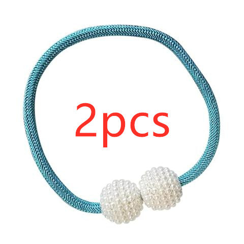 Pearl Bead Magnetic Curtain Tiebacks – Pair – image 18