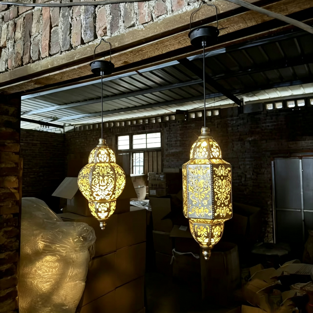 Solar Metal Garden Lantern – image 4