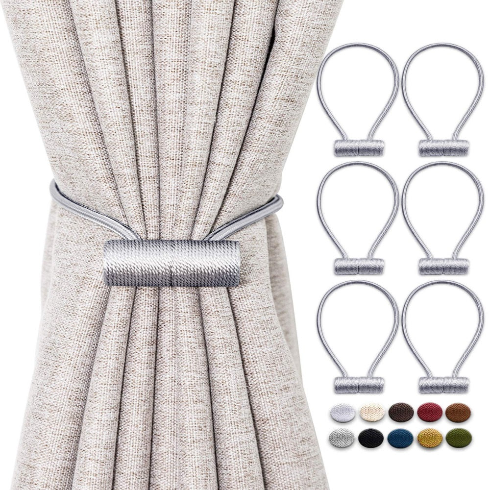 Magnetic Curtain Strap Tiebacks – Fabric Wrapped – image 6