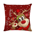 Christmas Cushion Cover – Printed Festive Design (45 x 45 cm)