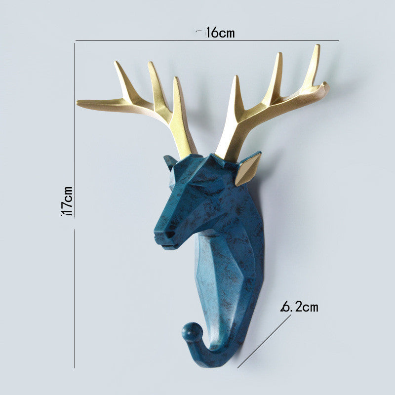 Geometric Animal Head Wall Hook – image 6