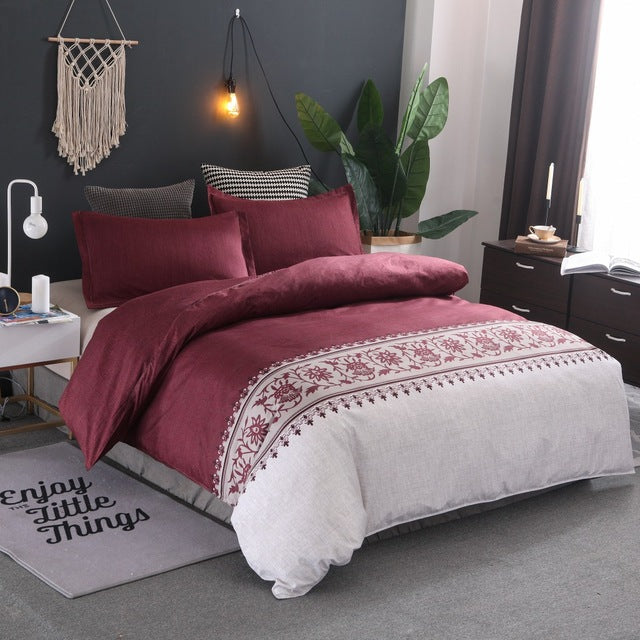 Boho Print Duvet Cover Set – Reversible with Pillowcases