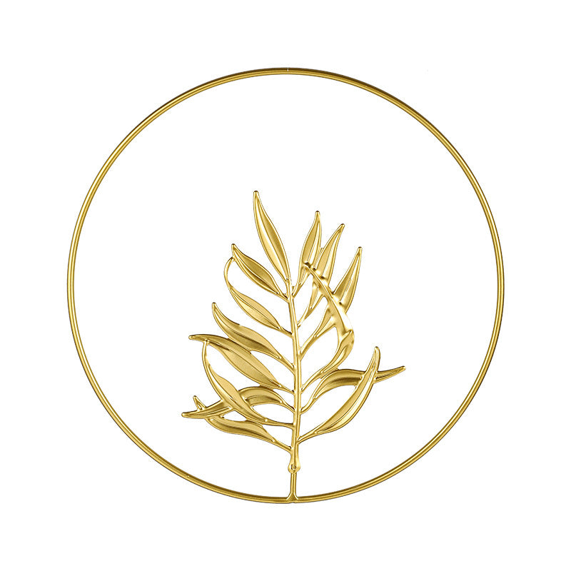 Golden Leaf Metal Wall Décor – Willow Leaf