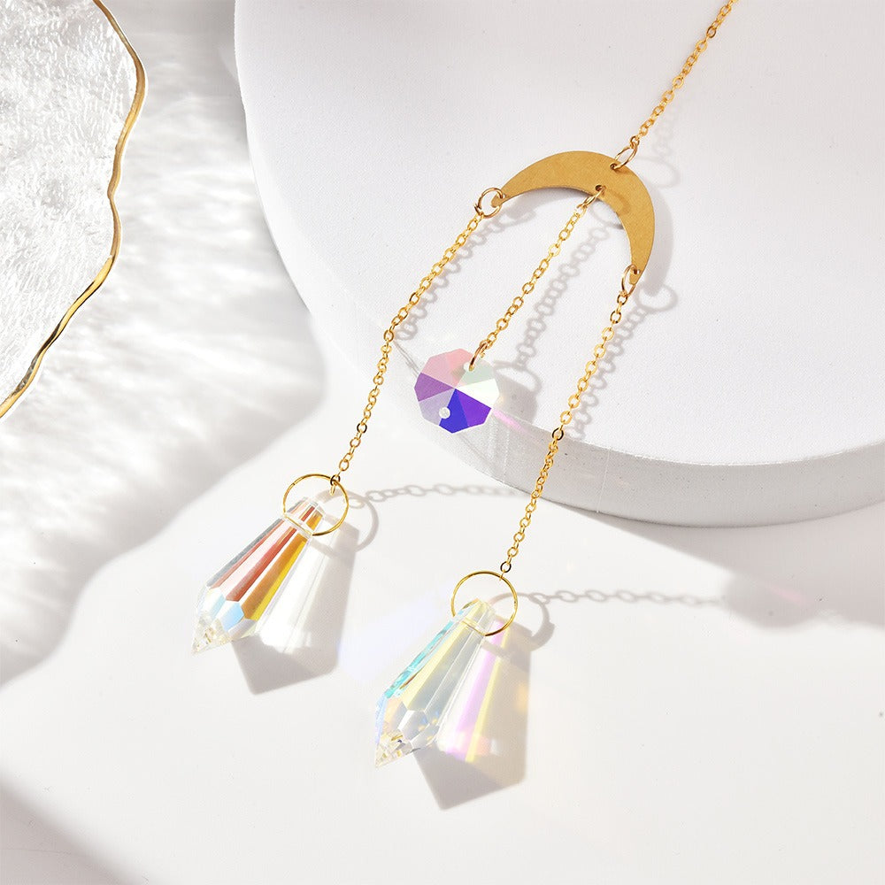 Crystal Suncatcher – Hanging Rainbow Maker