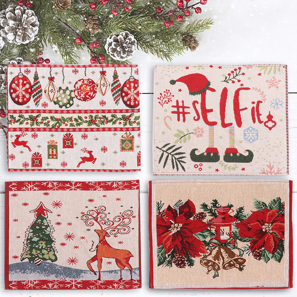 Christmas Tapestry Placemats – Set of 4