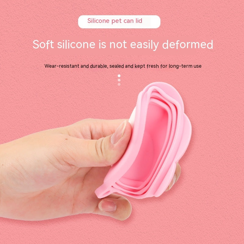 Paw-Shaped Silicone Pet Food Can Lid – image 2