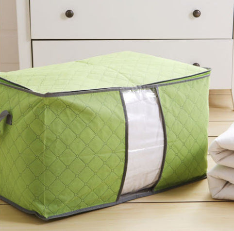 Bamboo Charcoal Clothes Storage Bag – Wide – Green