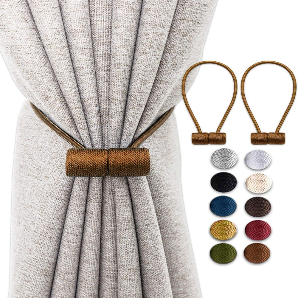 Magnetic Curtain Strap Tiebacks – Fabric Wrapped – image 12
