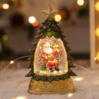 Light-Up Snow Globe Christmas Tree Lantern