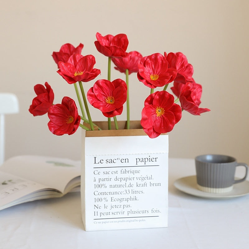 Artificial Poppy Stems – Bunch of 15