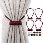 Magnetic Curtain Strap Tiebacks – Fabric Wrapped – image 2