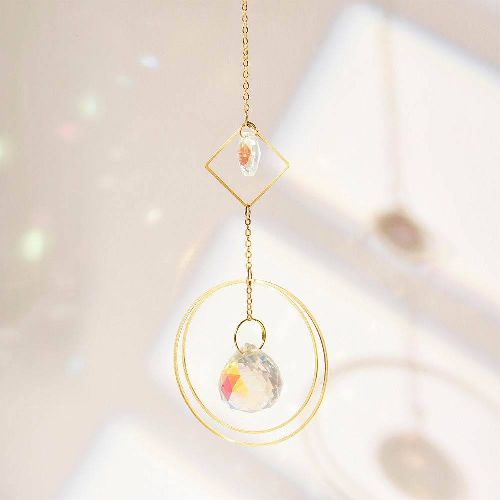 Crystal Suncatcher – Hanging Rainbow Maker