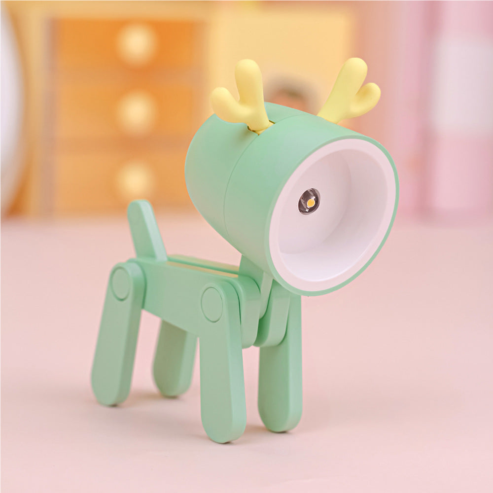 Mini Dog & Deer LED Night Light – Children's Bedside Lamp