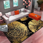 Abstract Flower Print Rug – Soft Non-Slip Area Rug