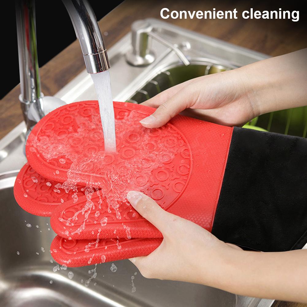 Non-Slip Silicone Heat-Resistant Oven Mitt – image 5