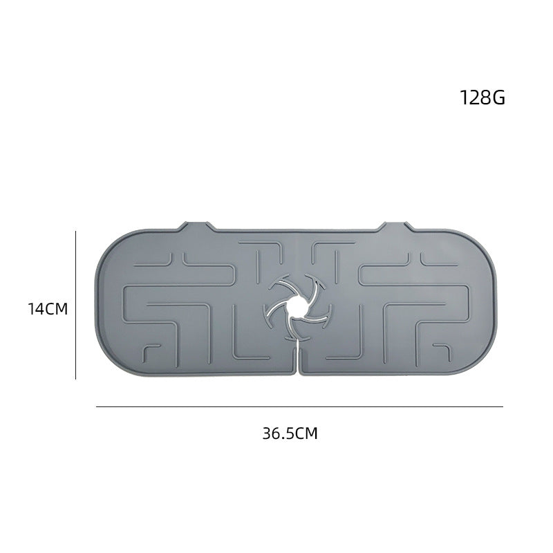 Silicone Tap Splash Mat – Sink Drip Catcher – image 6