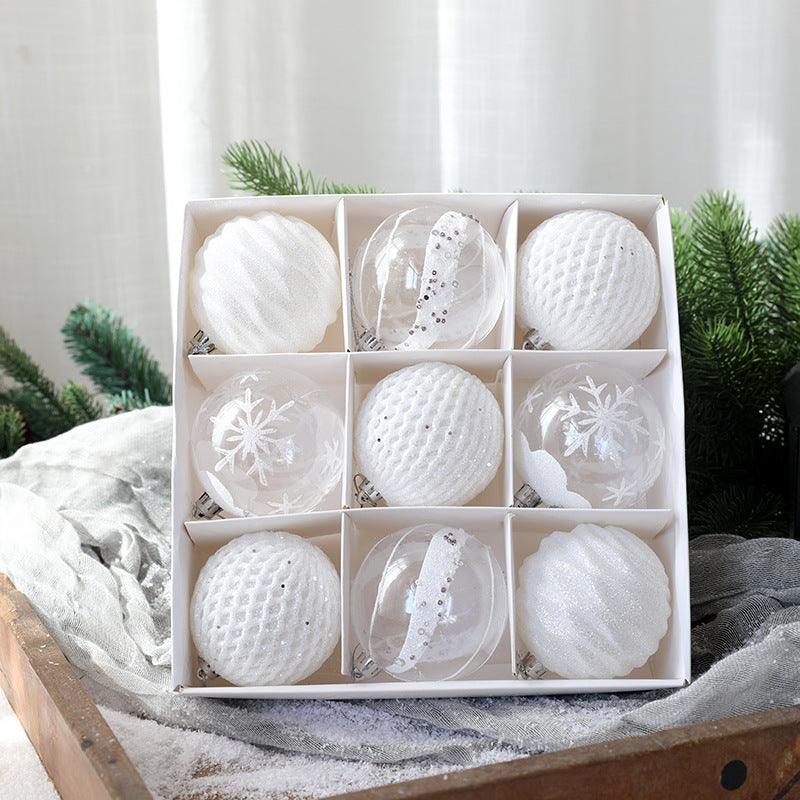 Hand-Painted Christmas Bauble Gift Box – Set of 9