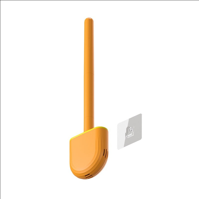 Wall-Mounted Silicone Toilet Brush & Holder – image 7