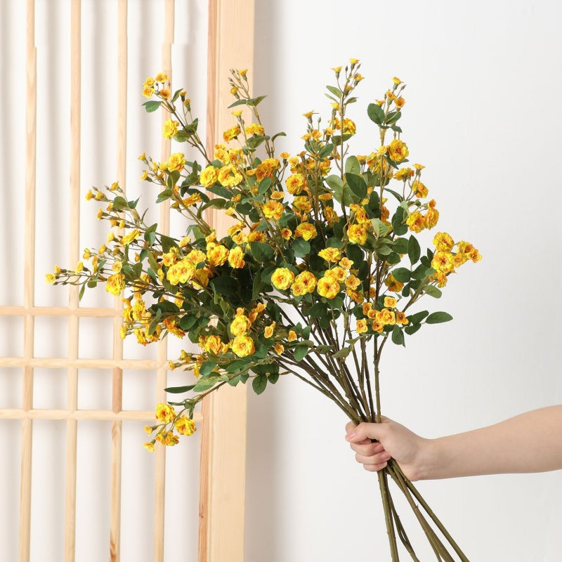 Artificial Multi-Head Rose Stem – image 6