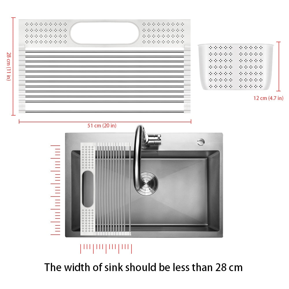 Roll-Up Over-Sink Dish Drying Rack – image 4