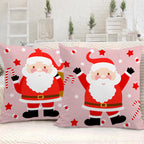 Super Soft Cartoon Santa Cushion Cover (45 x 45 cm) – image 4