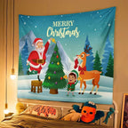 Christmas Wall Tapestry (98 x 68 cm) – image 9