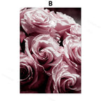 Pink Peony Canvas Print – Unframed Wall Art – image 4