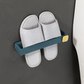 Wall-Mounted Shoe & Slipper Rack – Ocean Blue