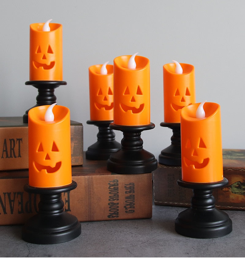 Halloween Pumpkin LED Candle