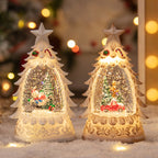 Light-Up Snow Globe Christmas Tree Lantern