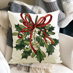 Green Christmas Cushion Cover (45 x 45 cm) – image 4