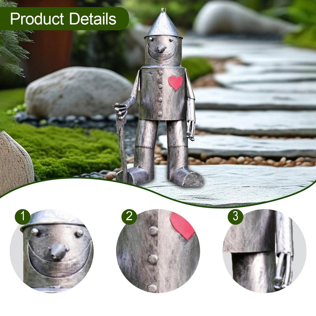 Tin Man Garden Statue – image 2
