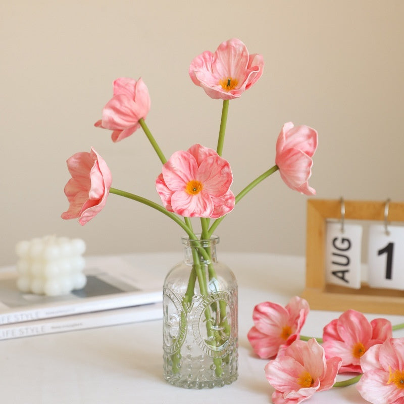 Artificial Poppy Stems – Bunch of 15 – image 6