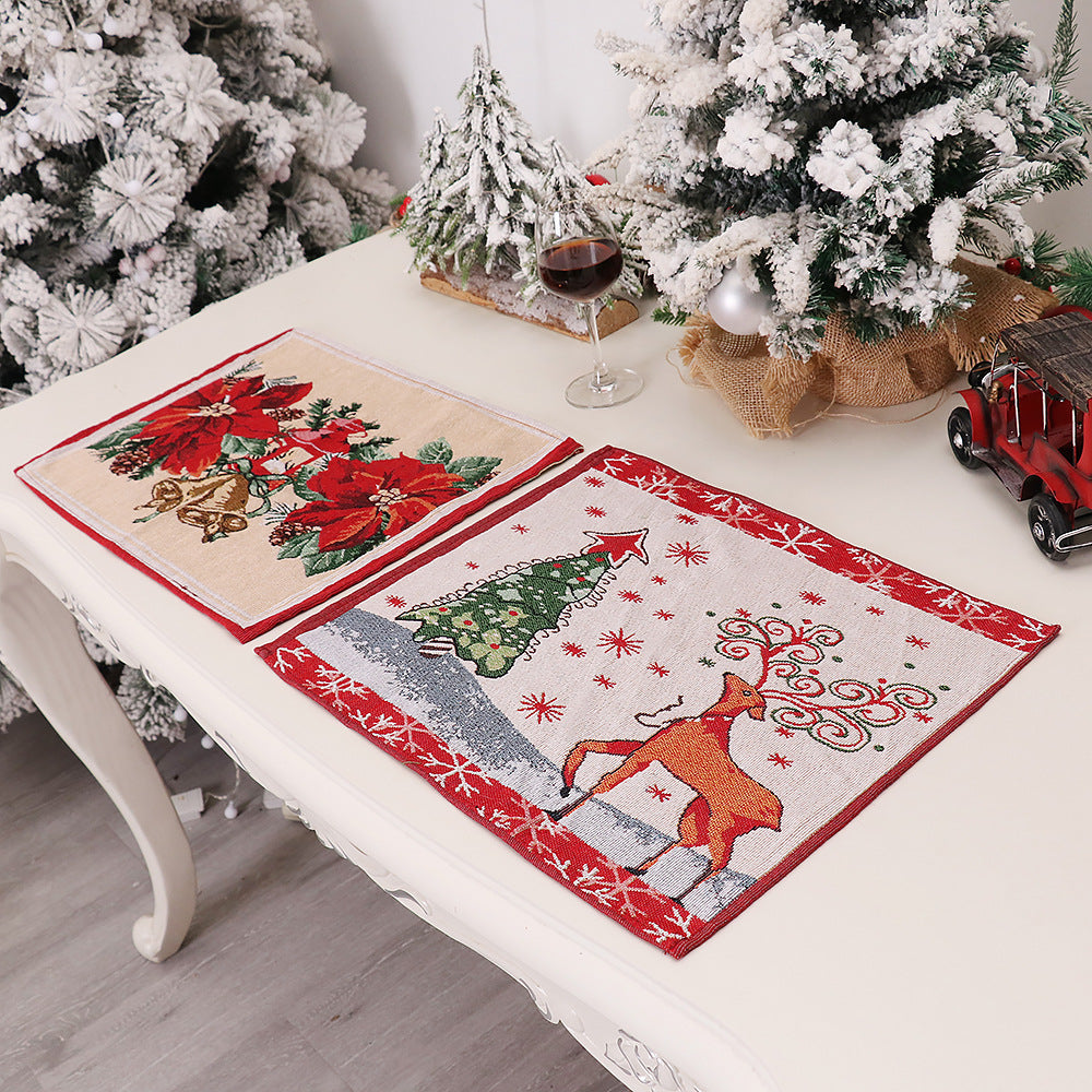 Christmas Tapestry Placemats – Set of 4