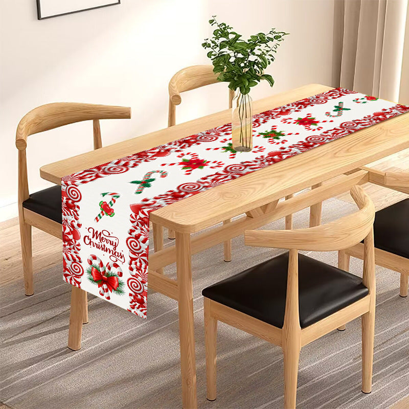 Candy Christmas Lettering Table Runner (33 x 183 cm)