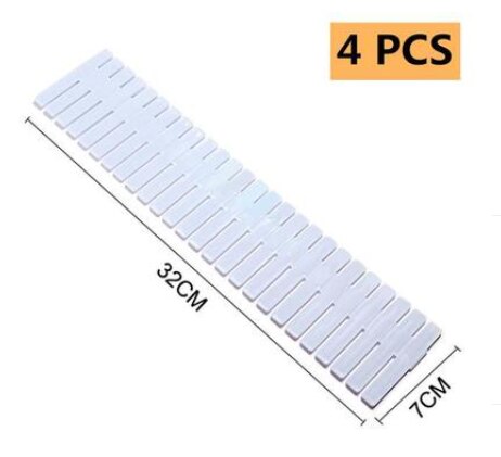 4-Piece Adjustable Drawer Divider Organiser – image 7