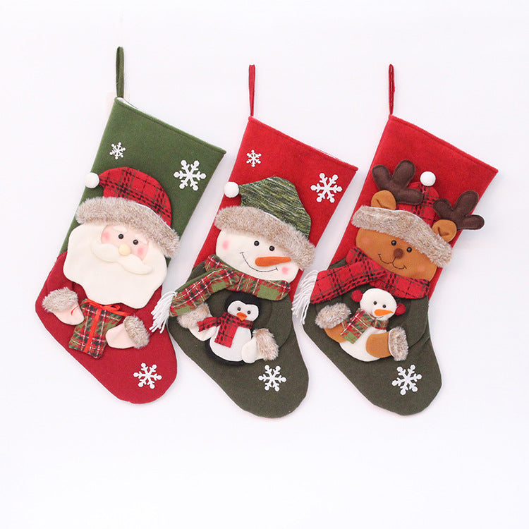 Christmas Stocking Gift Bag – Hanging Decoration (30 x 50 cm)
