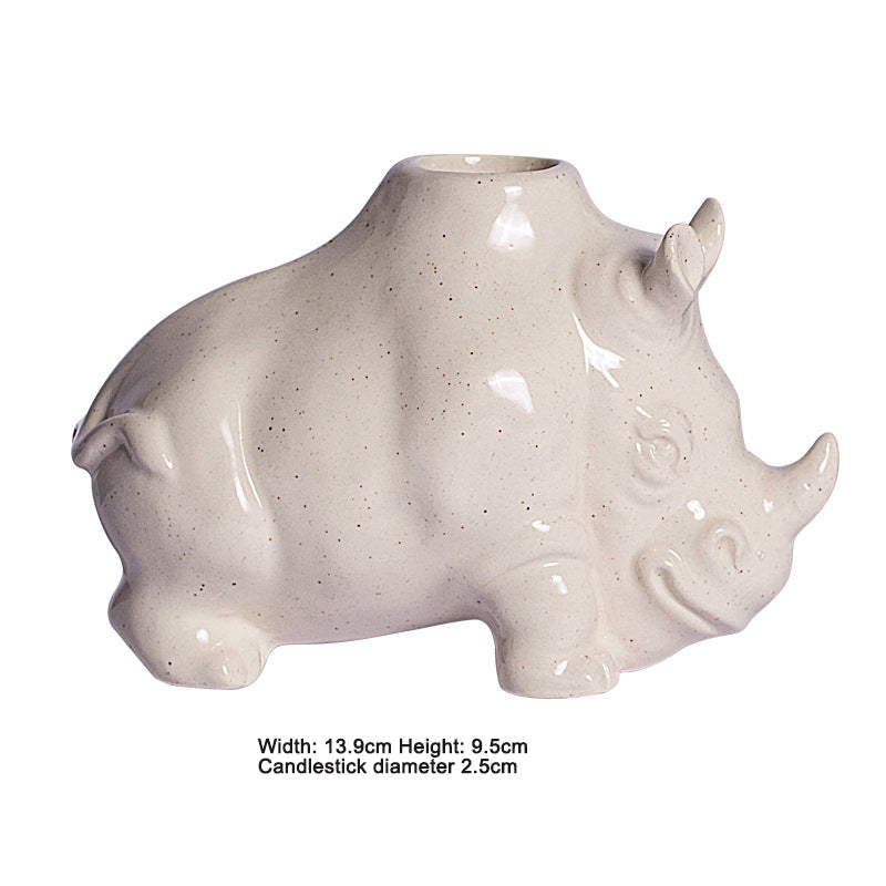 Ceramic Sculptural Candle Holder – image 3