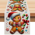 Gingerbread Man Christmas Table Runner (33 x 183 cm)