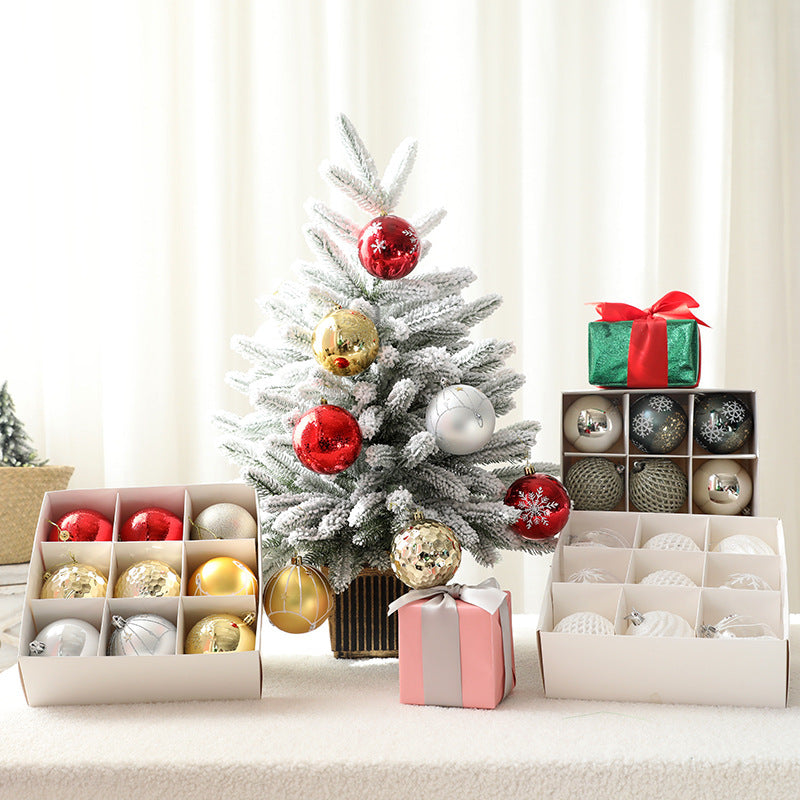 Hand-Painted Christmas Bauble Gift Box – Set of 9