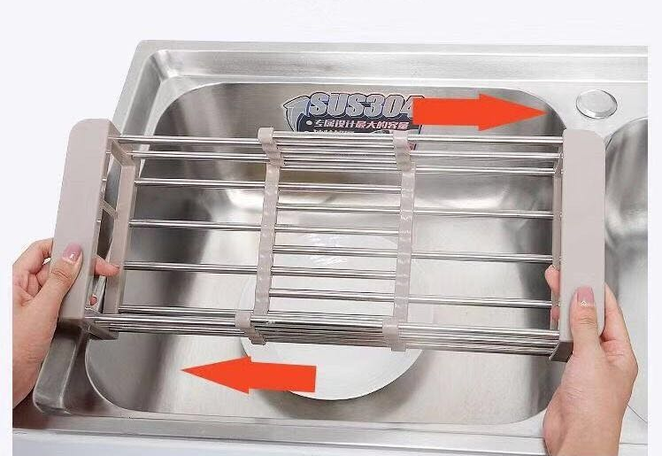 Adjustable Over-Sink Dish Drying Rack – image 3
