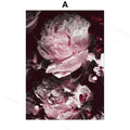 Pink Peony Canvas Print – Unframed Wall Art