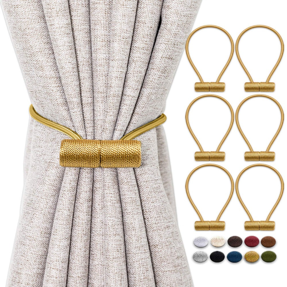 Magnetic Curtain Strap Tiebacks – Fabric Wrapped – image 8