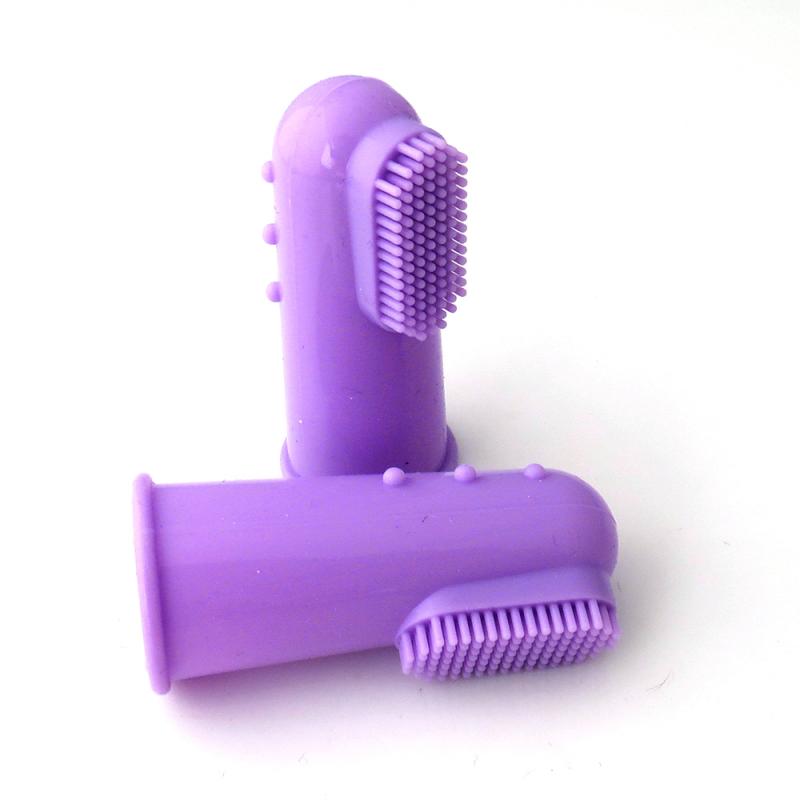 Pet Toothbrush Silicone Finger Dog Toothbrush Cat Finger Sets Brushing Teeth Oral Cleaning Supplies