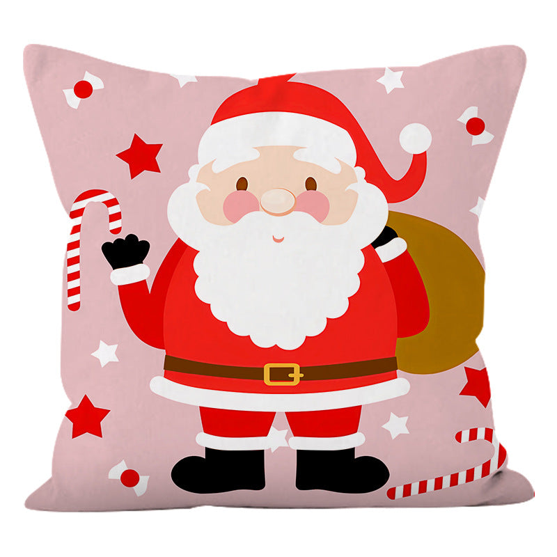 Super Soft Cartoon Santa Cushion Cover (45 x 45 cm) – image 8