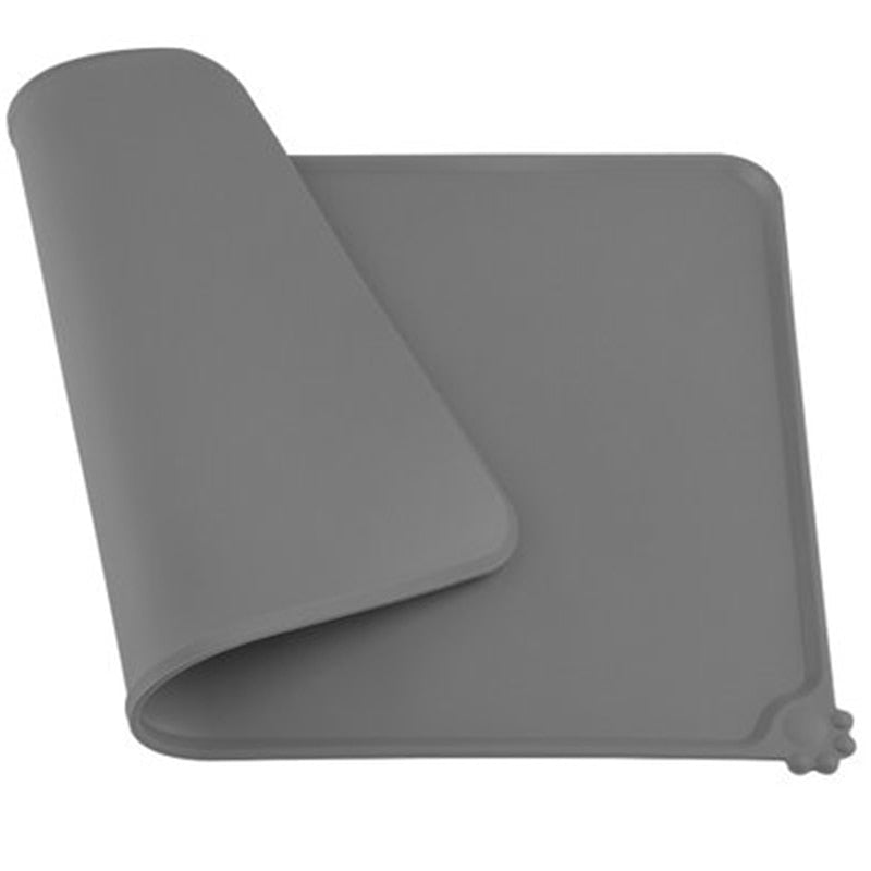 Waterproof Silicone Pet Feeding Mat – Non-Slip Food & Water Bowl Mat