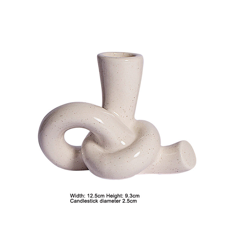 Ceramic Sculptural Candle Holder – image 5