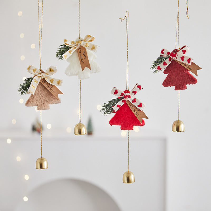 Plush Christmas Bell Decorations