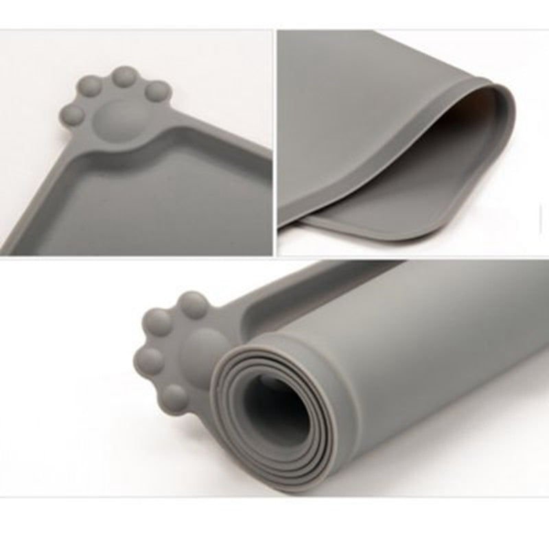 Waterproof Silicone Pet Feeding Mat – Non-Slip Food & Water Bowl Mat