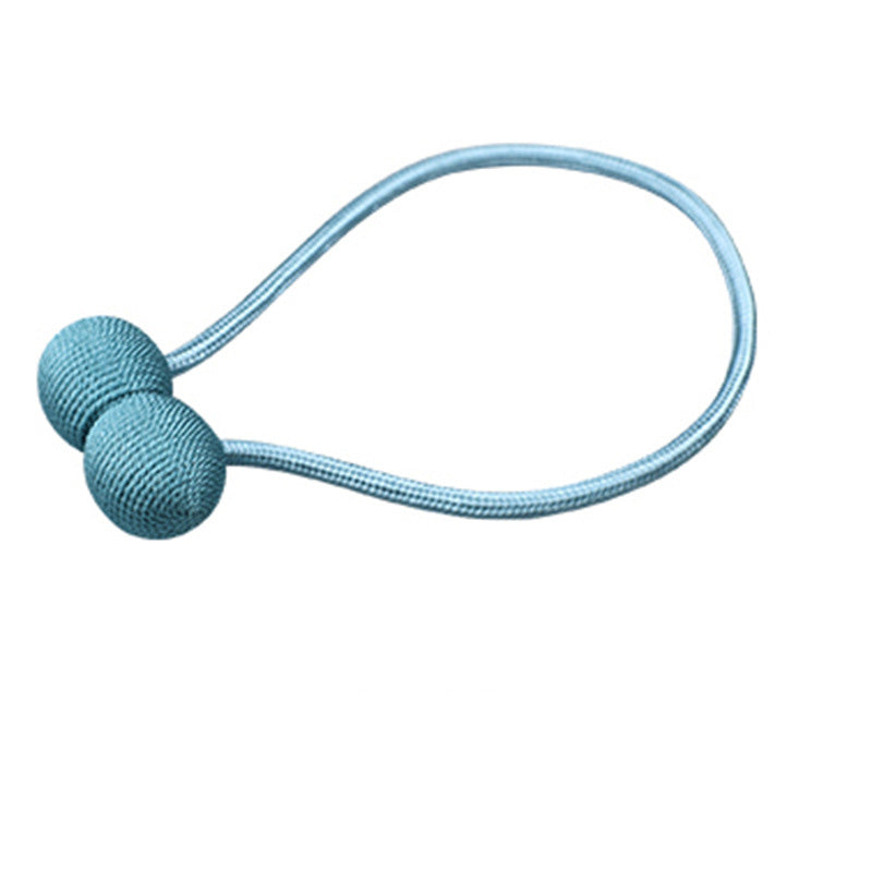 Magnetic Curtain Tiebacks – Peacock Blue